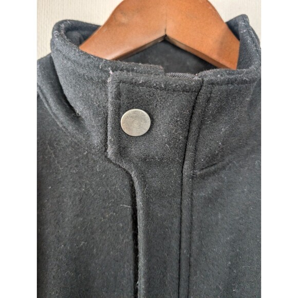 Smartwool Jacket Small Black Merino Wool Blend Full Zip Coat Gorpcore Outdoor - Picture 6 of 14